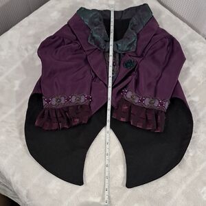 NWOT Elegant Purple Dog Tuxedo Coat